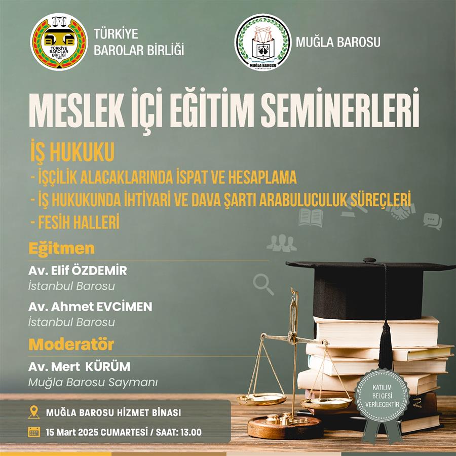 MESLEK İÇİ EĞİTİM SEMİNERİ